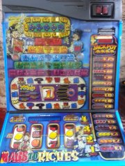 rags to riches fruit machine (maygay)
