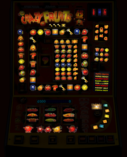 Casino Crazy Fruits Red £15/30p Dx - Bell-Fruit - Desert Island Fruits