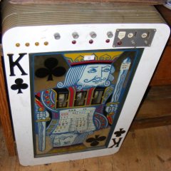 KING OF CLUBS (wall mounted fruit machine) 5p 10p