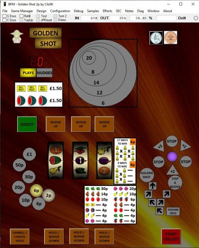 Casino Crazy Fruits Red £15/30p Dx - Bell-Fruit - Desert Island Fruits